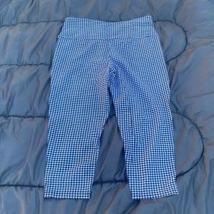 Retro gingham capris